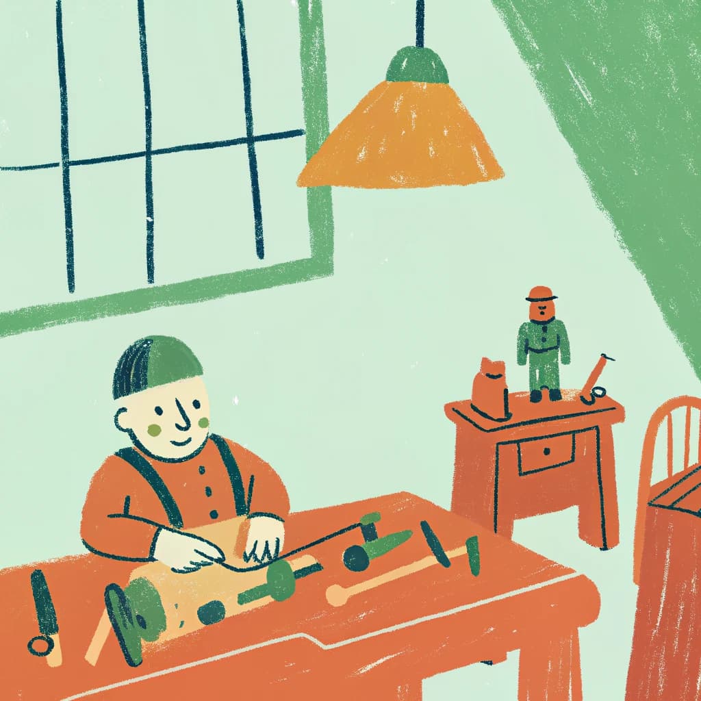 Vintage Illustration — a children's book illustration style