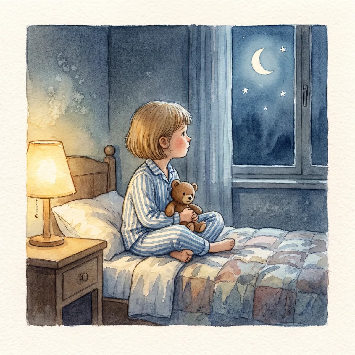 Granulating Texture Watercolor — watercolor children's book illustration style